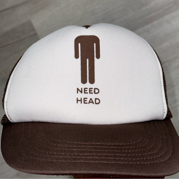 Vintage 90s Trucker Hats - Need Head Hat - Picture 1 of 7